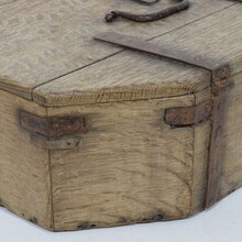 Oak coffer or box, France circa 1600-1700
