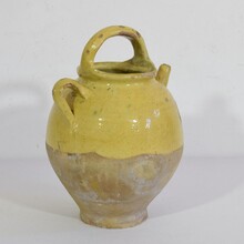 Glazed ceramic jug or water cruche, France circa 1850-1900