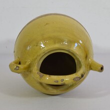 Glazed ceramic jug or water cruche, France circa 1850-1900