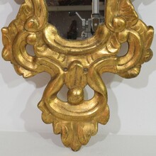 Baroque style giltwood mirror, Italy circa 1850