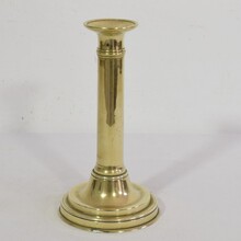 Collection of 3 bistro push up candleholders, France circa 1850-1900