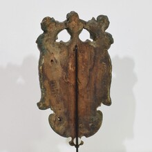 Baroque carved wooden coat of arms, The Netherlands circa 1650-1750