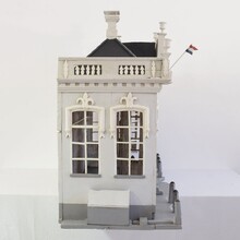 Architectural miniature mansion pigeon birdcage, Holland circa 1850-1900