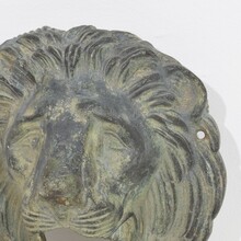 Bronze lion fountain head, France circa 1850-1900