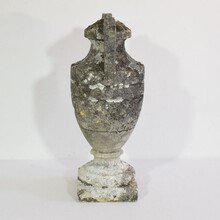carved stone vase, France circa 1800-1900