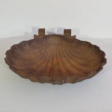 Cast iron shell/ water basin for fountain, France circa 1850