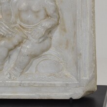 Marble panel with Madonna and child, Italy circa 1650