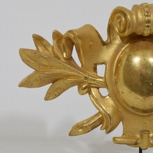 Carved giltwood ornament, Italy circa 1850-1900
