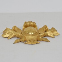 Carved giltwood ornament, Italy circa 1850-1900