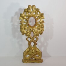 Large giltwood baroque reliquary, Italy circa 1750