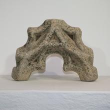 Medieval gothic carved stone architectural fragment, France circa 1250-1400