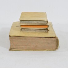 Nice collection of weathered vellum books, Spain/ Italy 18/19th century