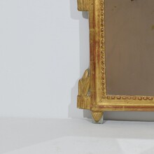 Small giltwood Louis XVI style mirror, France circa 1760-1790