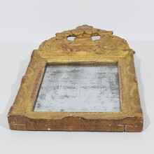 Small Louis XV giltwood mirror, France circa 1750