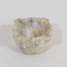 Small alabaster mortar, France circa 1750-1850