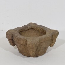 Sandstone mortar and pestle, France circa 1650-1750