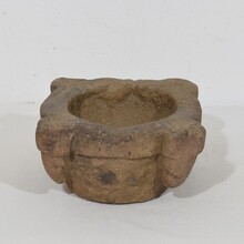 Sandstone mortar and pestle, France circa 1650-1750