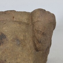 Sandstone mortar and pestle, France circa 1650-1750