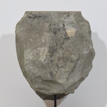 Carved stone coat of arms with unicorn, Italy circa 1650-1750