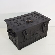 Handforged iron strongbox from Nuremburg or Augsburg, Germany 17th century