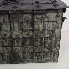 Handforged iron strongbox from Nuremburg or Augsburg, Germany 17th century