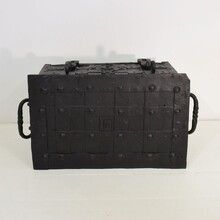 Handforged iron strongbox from Nuremburg or Augsburg, Germany 17th century