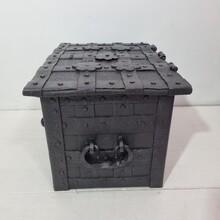 Hand forged iron strongbox from Nuremburg or Augsburg, germany 17th century