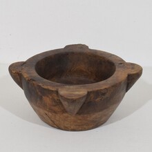Wooden mortar, France circa 1750-1850