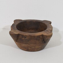 Wooden mortar, France circa 1750-1850