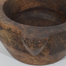 Wooden mortar, France circa 1750-1850