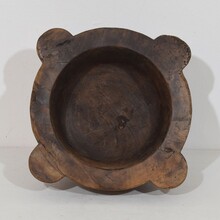 Wooden mortar, France circa 1750-1850