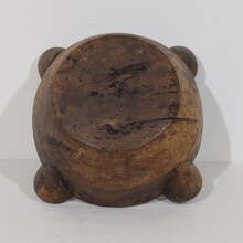 Wooden mortar, France circa 1750-1850