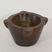 Wooden mortar, France circa 1750-1850