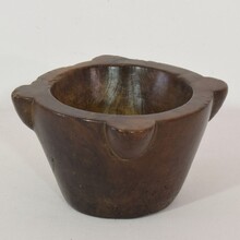 Wooden mortar, France circa 1750-1850