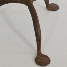 Hand forged iron candleholder, France/Spain 18/19th century