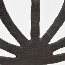 Hand forged iron candleholder, France/Spain 18/19th century