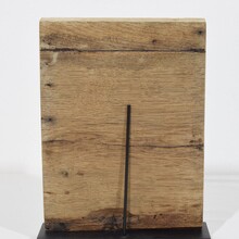 Carved oak panel depicting an angel on an acanthus curl, France circa 1750