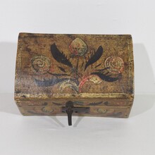 Folk art weddingbox from Normandy, France circa 1750-1800