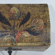 Folk art weddingbox from Normandy, France circa 1750-1800