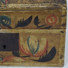 Folk art weddingbox from Normandy, France circa 1750-1800