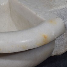 Baroque marble holy water font or stoup, Italy circa 1750