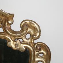 Baroque giltwood mirror, Italy 18th century.