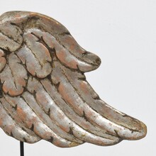 Hand carved wooden wing of a baroque angel, Italy circa 1750