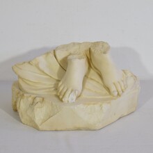 Marble base of a statue, Italy circa 1750-1800