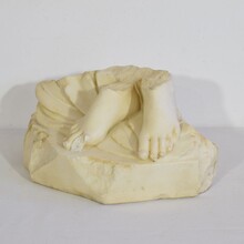 Marble base of a statue, Italy circa 1750-1800