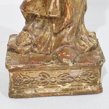 Neoclassical carved wooden Madonna with child, Italy circa 1760-1800