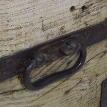 Oak silver chest / strongbox, France circa 1750-1800