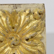 Baroque carved wooden ornament, Portugal circa 1750