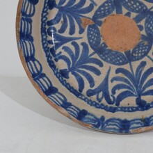 Glazed terracotta bowl, Spain circa 1750-1800