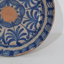 Glazed terracotta bowl, Spain circa 1750-1800